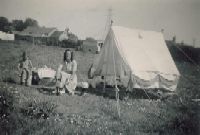 Our campsite 1951