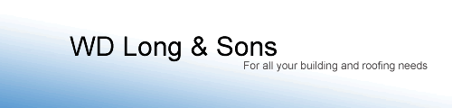WD Long & Sons - For all your building and roofing needs. Click here to visit our Website.