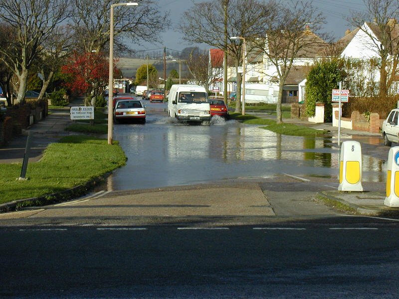 The Broadway, Lancing - entrance to the Hasler Estate