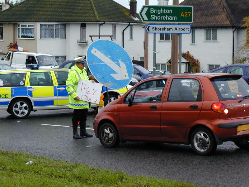 The Manor roundabout