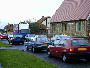 Gridlock in West Street, Sompting. Click for larger picture