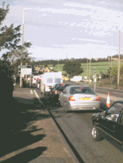 Westbound at Busticle Lane
