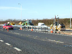 Central divide being completed