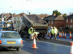 Central divide being completed