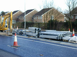 Crash Barrier awaiting building