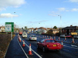 Hill Barn junction almost completed