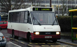 Compass Buses service 14 at  Boundstone College
